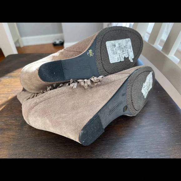 Vince Camuto peep toe booties - Picture 6 of 16